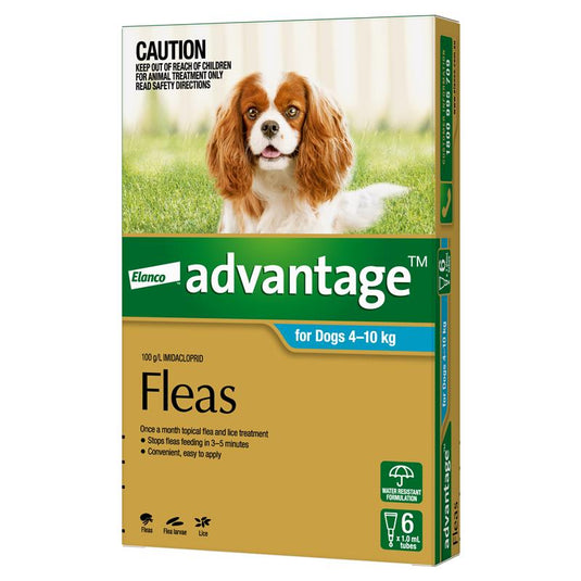 Advantage for  Dogs 4 - 10 kg 6 pack