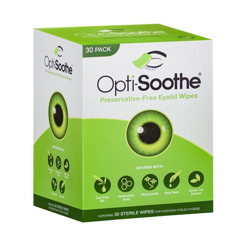 Load image into Gallery viewer, Opti-Soothe Preservative Free Eyelid Wipes 30 Wipes
