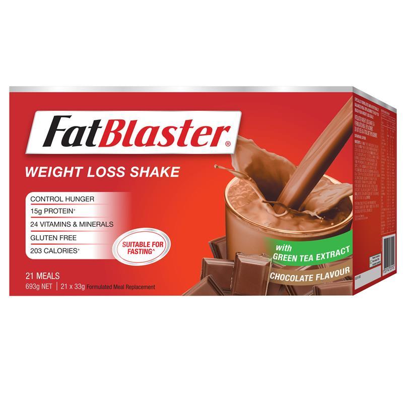 Load image into Gallery viewer, Fatblaster Weight Loss Shake Chocolate 21 x 33g Sachets Exclusive Size
