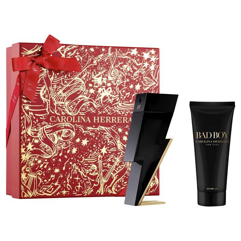 Load image into Gallery viewer, Carolina Herrera Bad Boy Eau De Toilette 100ml &amp; Shower Gel 2 Piece Set
