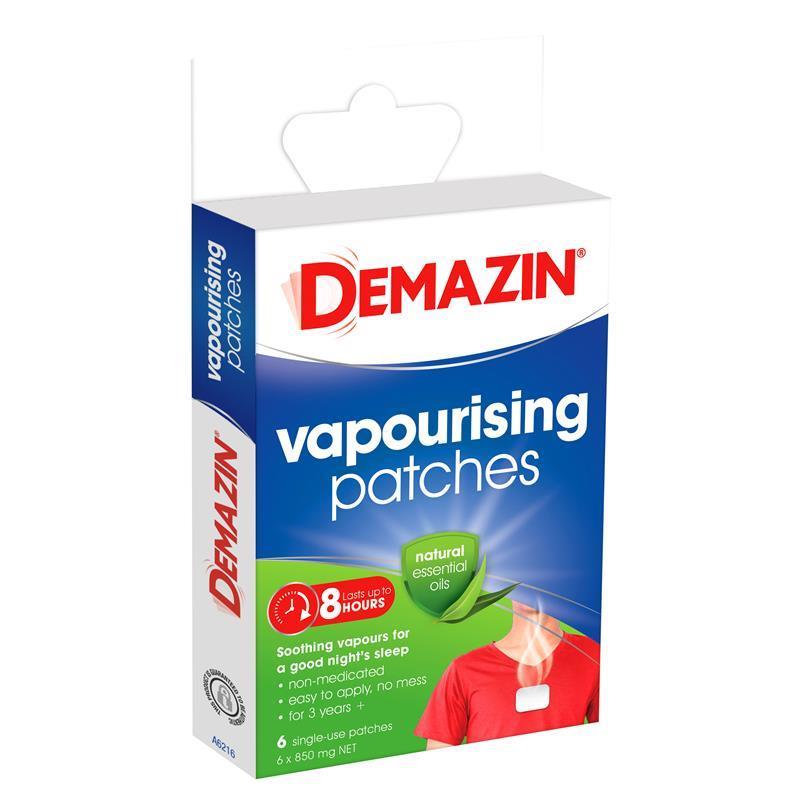 Load image into Gallery viewer, Demazin Vapourising Patches 6 Pack
