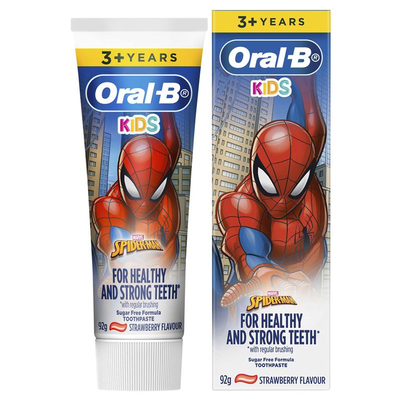 Load image into Gallery viewer, Oral B Toothpaste Spiderman Kids 3+ Years 92g

