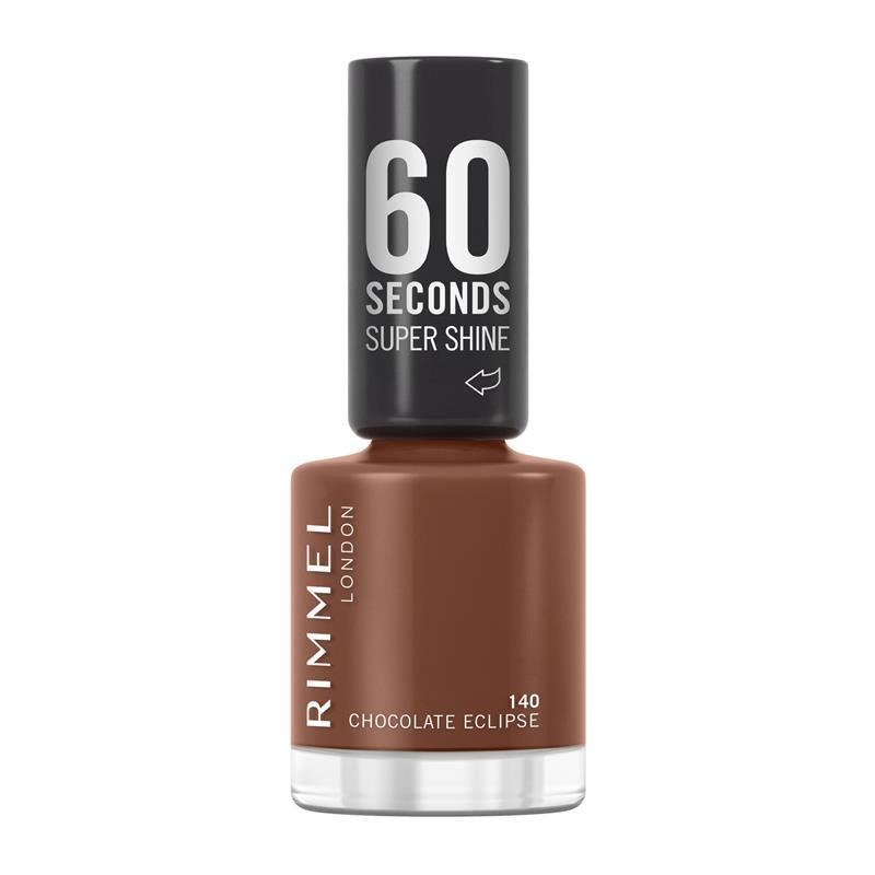 Load image into Gallery viewer, Rimmel 60 Seconds Nail Polish 140 Chocolate Eclipse
