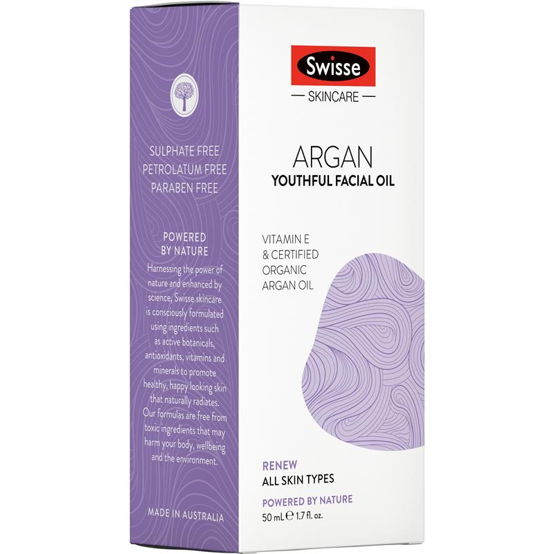 Load image into Gallery viewer, Swisse Skincare Argan Youthful Facial Oil 50ml
