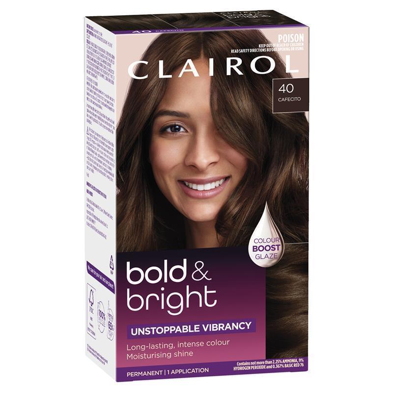 Load image into Gallery viewer, Clairol Bold &amp; Bright Permanent Hair Colour 40 Cafecito
