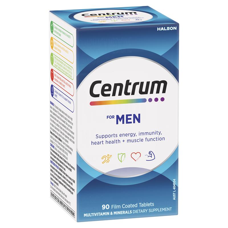 Load image into Gallery viewer, Centrum For Men 90 Tablets Exclusive Size
