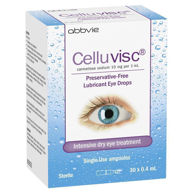 Load image into Gallery viewer, Celluvisc Eye Drops 30 x 0.4mL
