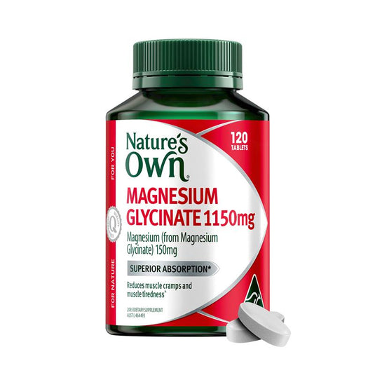 Nature's Own Magnesium Glycinate 120 Tablets