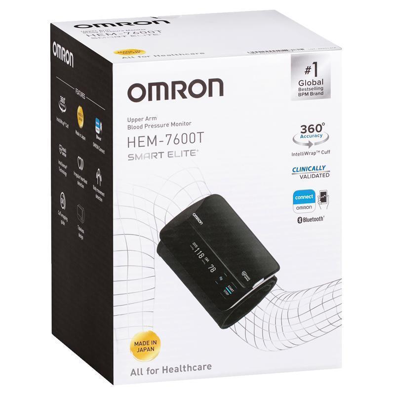 Load image into Gallery viewer, Omron Smart Elite HEM7600T Blood Pressure Monitor Bluetooth Tubeless

