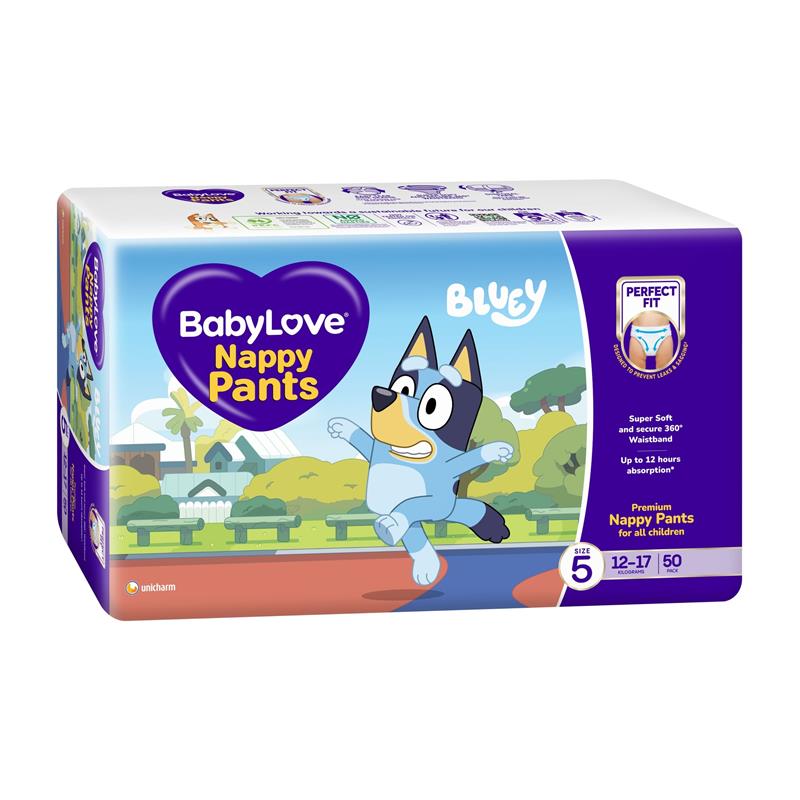 Load image into Gallery viewer, BabyLove Nappy Pants Size 5 (12-17kg) 50 Pack

