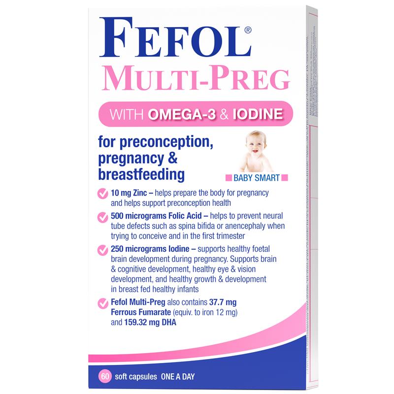 Load image into Gallery viewer, Fefol Multi-Preg 60 Capsules
