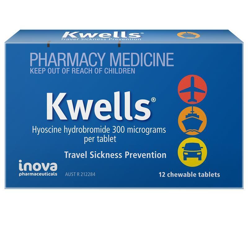 Load image into Gallery viewer, Kwells Travel Sickness 12 Chewable Tablets
