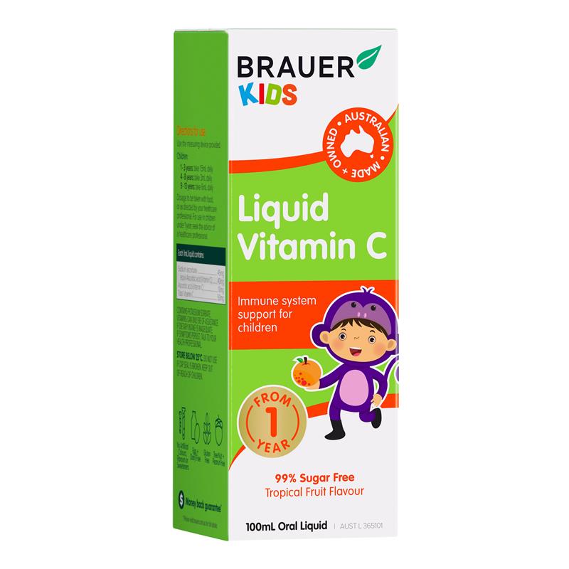 Load image into Gallery viewer, Brauer Kids Liquid Vitamin C 100ml
