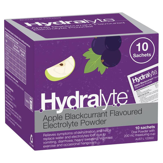 Hydralyte Powder Apple Blackcurrant 5g X 10