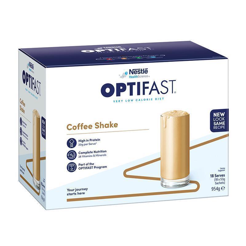 Load image into Gallery viewer, Optifast VLCD Shake Coffee 18 x 53g Exclusive Bulk Size
