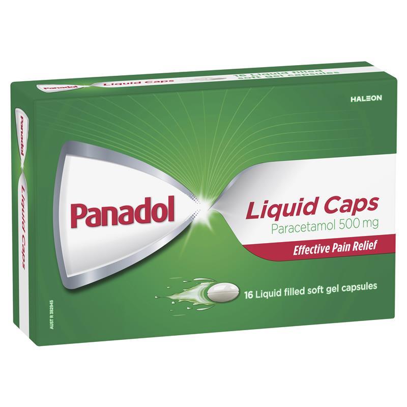 Load image into Gallery viewer, Panadol Liquid Capsules Paracetamol Pain Relief 16 Capsules
