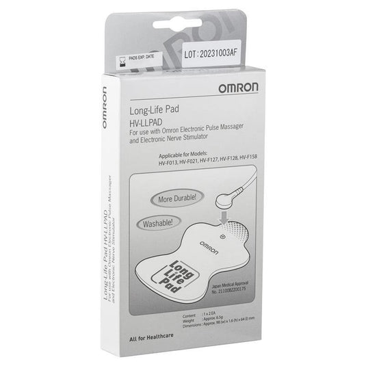 Omron Tens Replacement Electrode Long Life Pads 1 pair (2pcs)