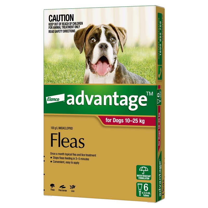 Load image into Gallery viewer, Advantage for Dogs 10 - 25 kg 6 pack
