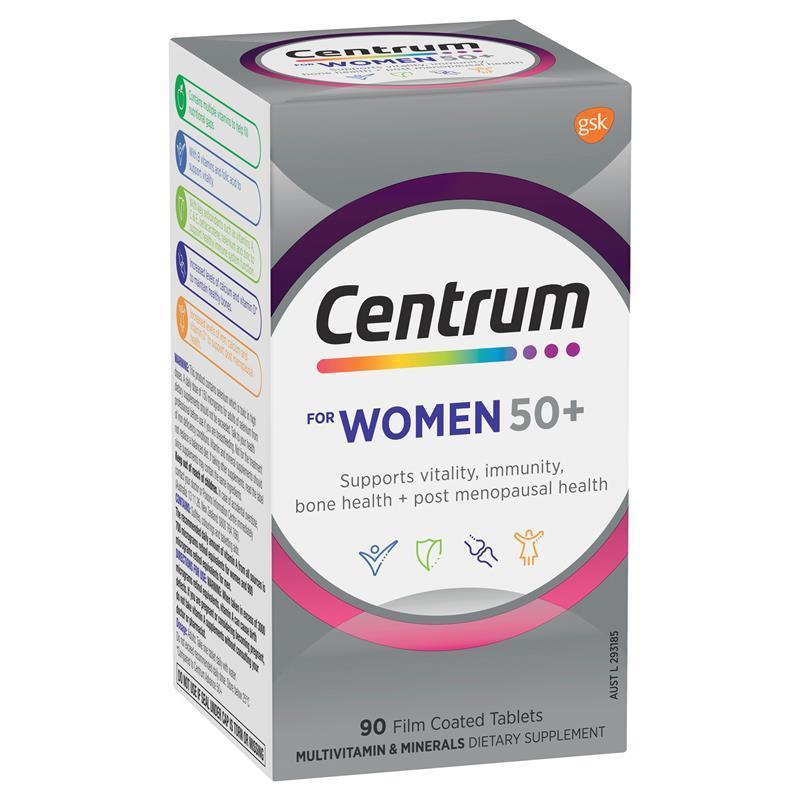 Load image into Gallery viewer, Centrum For Women 50+ 90 Tablets Exclusive Size
