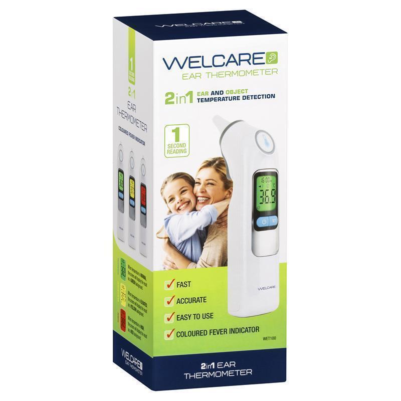 Load image into Gallery viewer, Welcare 2 In 1 Ear Thermometer
