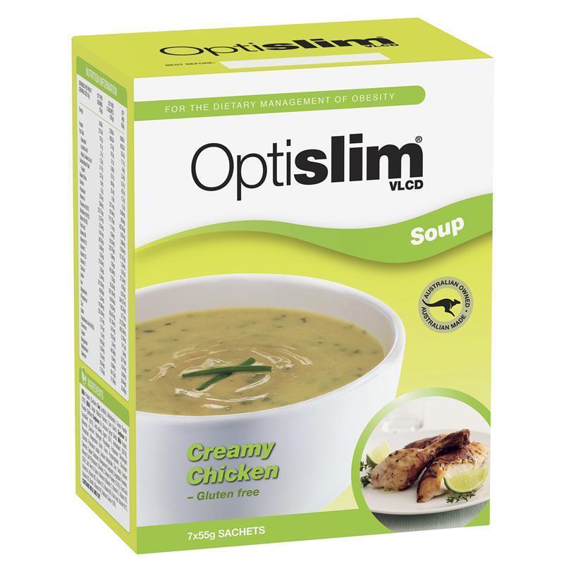 Load image into Gallery viewer, OptiSlim VLCD Soup Creamy Chicken 7 x 55g
