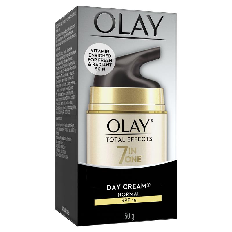 Load image into Gallery viewer, Olay Total Effects 7 In One Day Face Cream Normal SPF 15 50g
