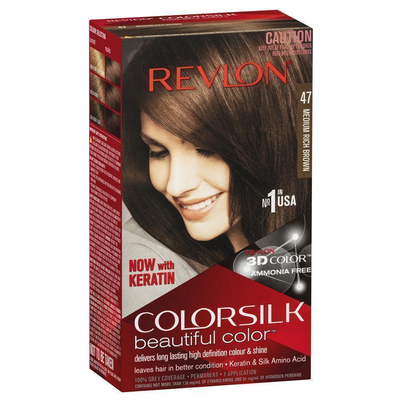 Load image into Gallery viewer, Revlon ColorSilk 47 Medium Rich Brown

