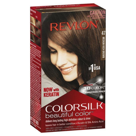 Revlon ColorSilk 47 Medium Rich Brown