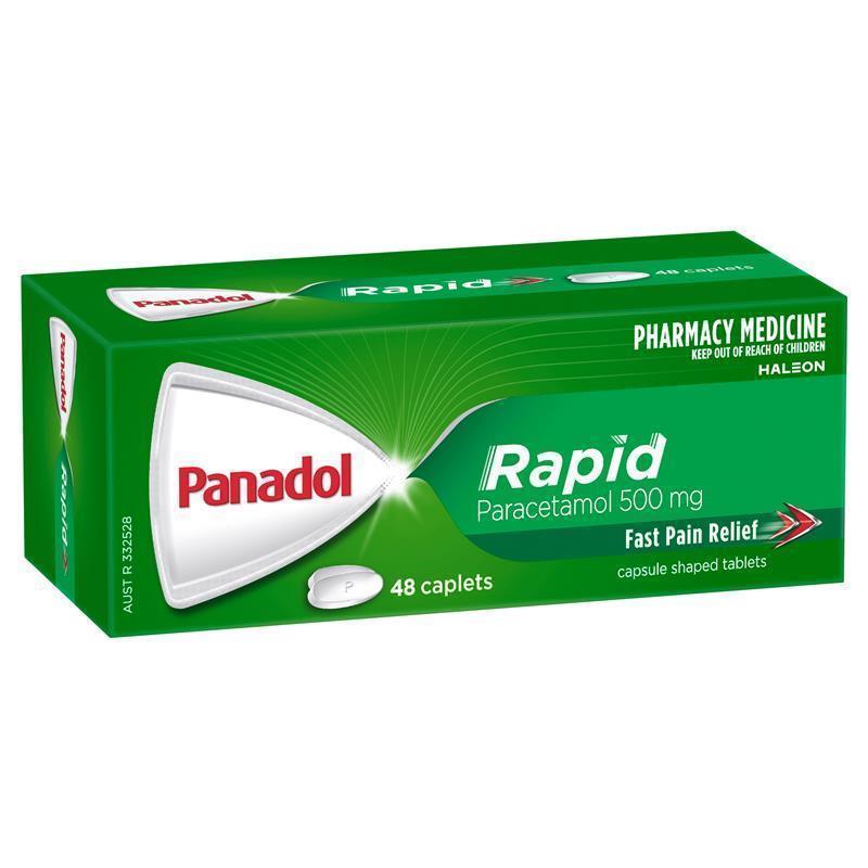Load image into Gallery viewer, Panadol Rapid Paracetamol Pain Relief 48 Caplets
