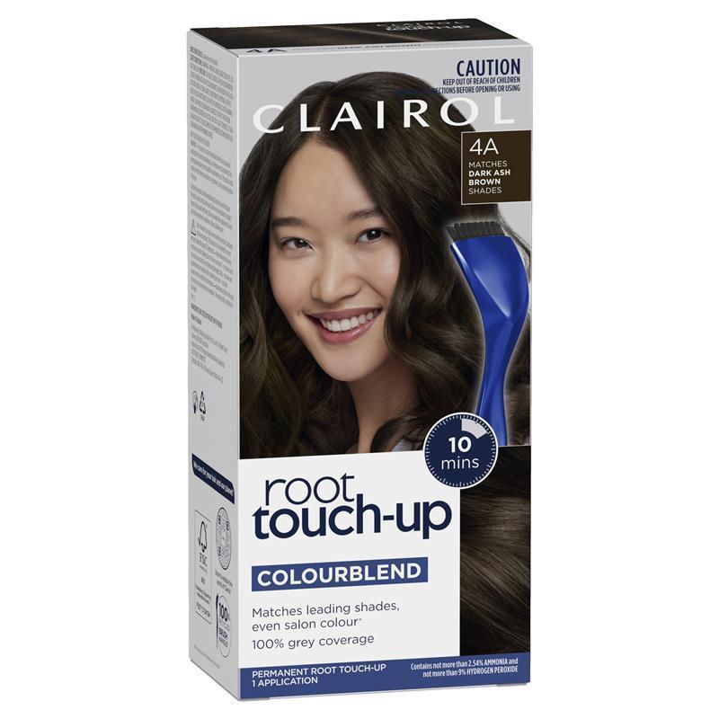 Load image into Gallery viewer, Clairol Root Touch Up Permanent Hair Colour 4A Dark Ash Brown
