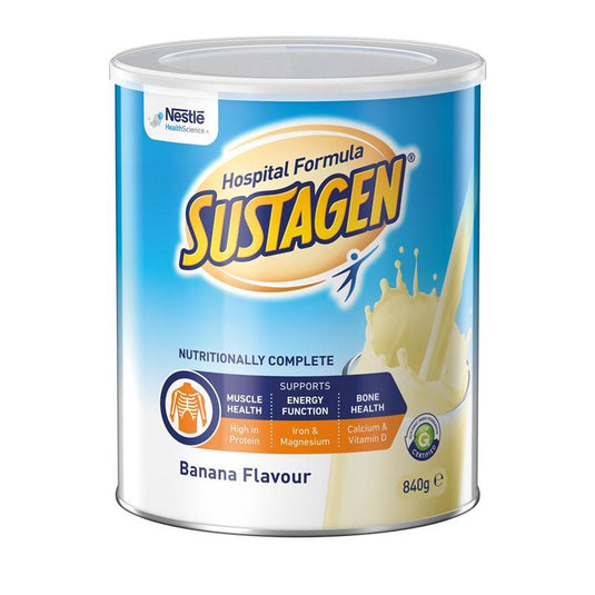 Sustagen Hospital Formula Nutritional Supplement Banana Flavour 840g