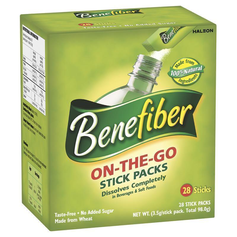 Load image into Gallery viewer, Benefiber Natural Fibre Supplement On-the-Go Stick 28 Pack
