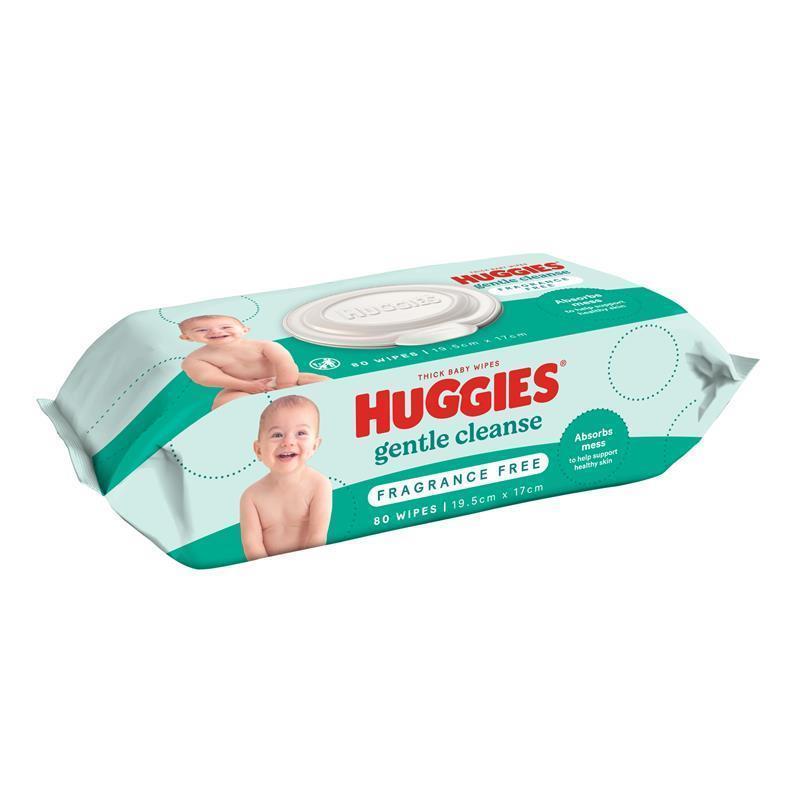 Load image into Gallery viewer, Huggies Baby Wipes Unscented 80 Refill
