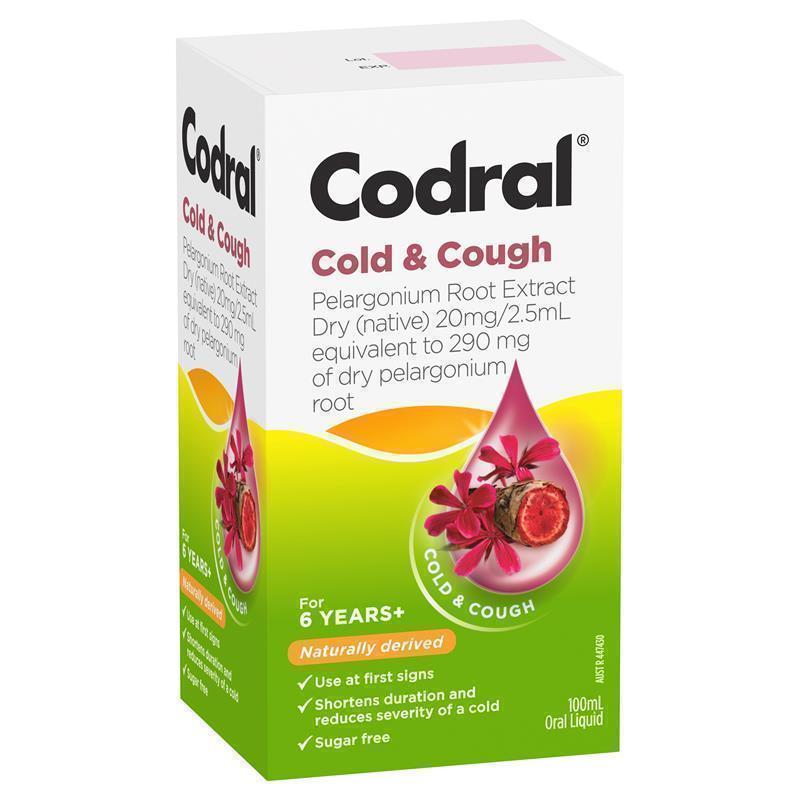 Load image into Gallery viewer, Codral Cold &amp; Cough Pelargonium Root 100ml
