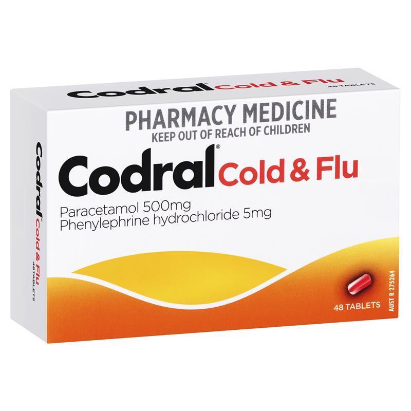 Load image into Gallery viewer, Codral PE Cold &amp; Flu Tablets 48 Pack
