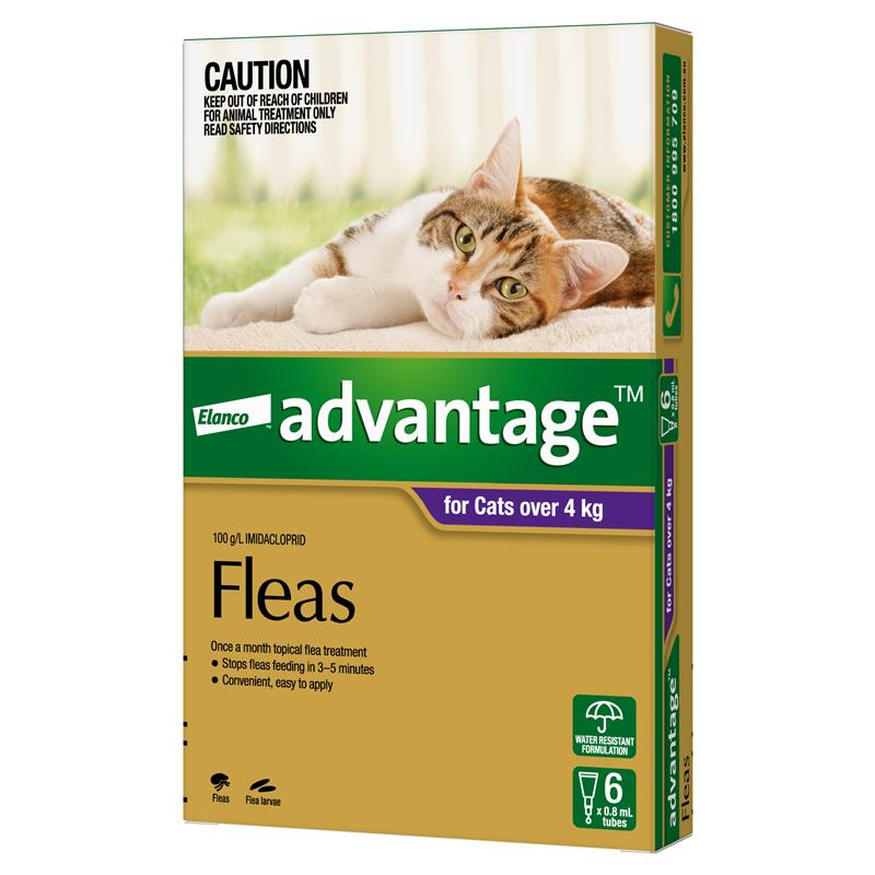 Load image into Gallery viewer, Advantage for Cats over 4kg 6 pack
