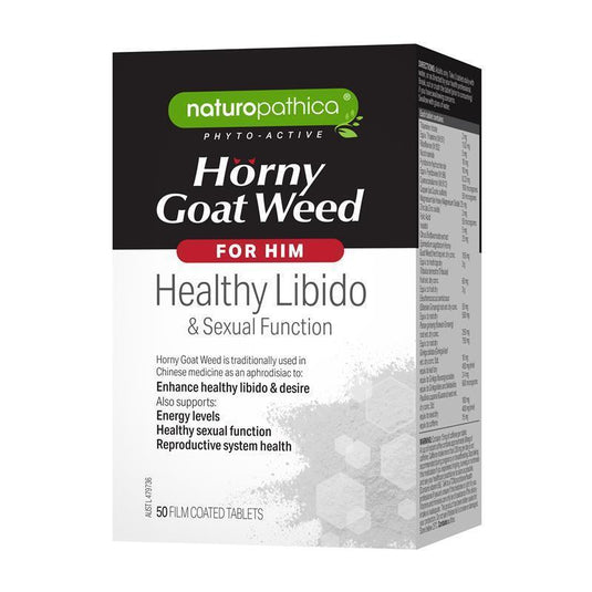 Naturopathica Horny Goat Weed for Him 50 Tablets