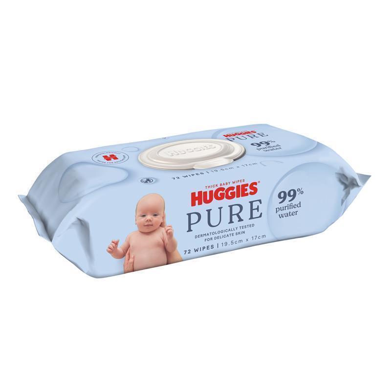 Load image into Gallery viewer, Huggies 99% Water Refill Wipes 72 Pack
