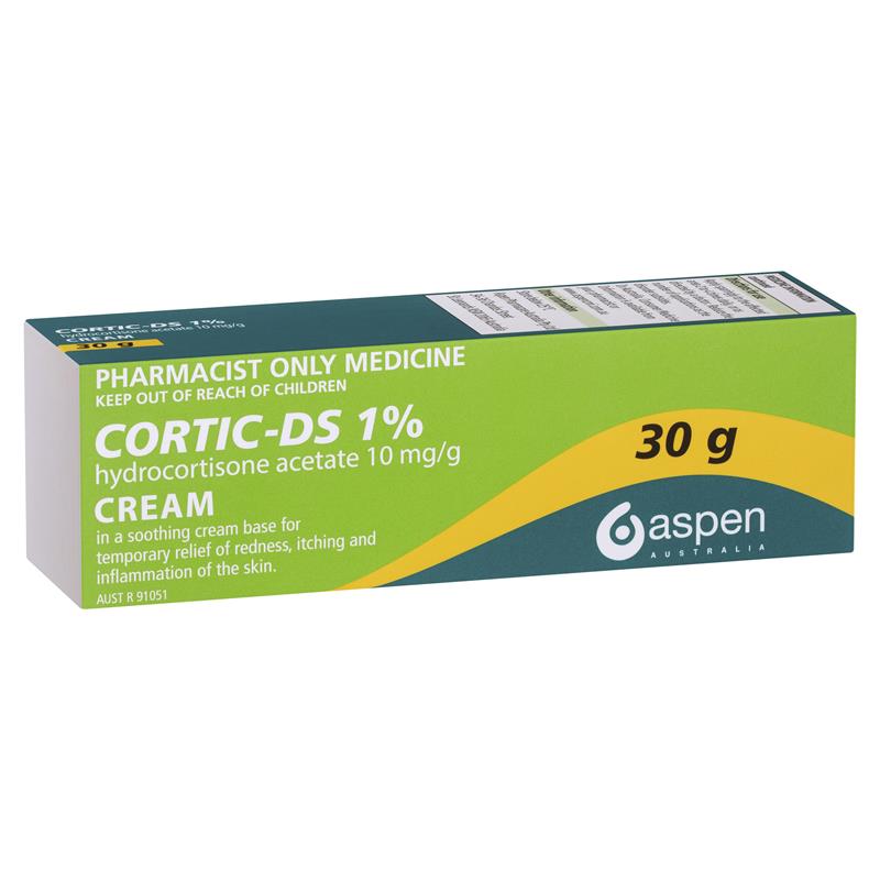 Load image into Gallery viewer, Cortic DS Cream 1% 30g - Hydrocortisone (S3)

