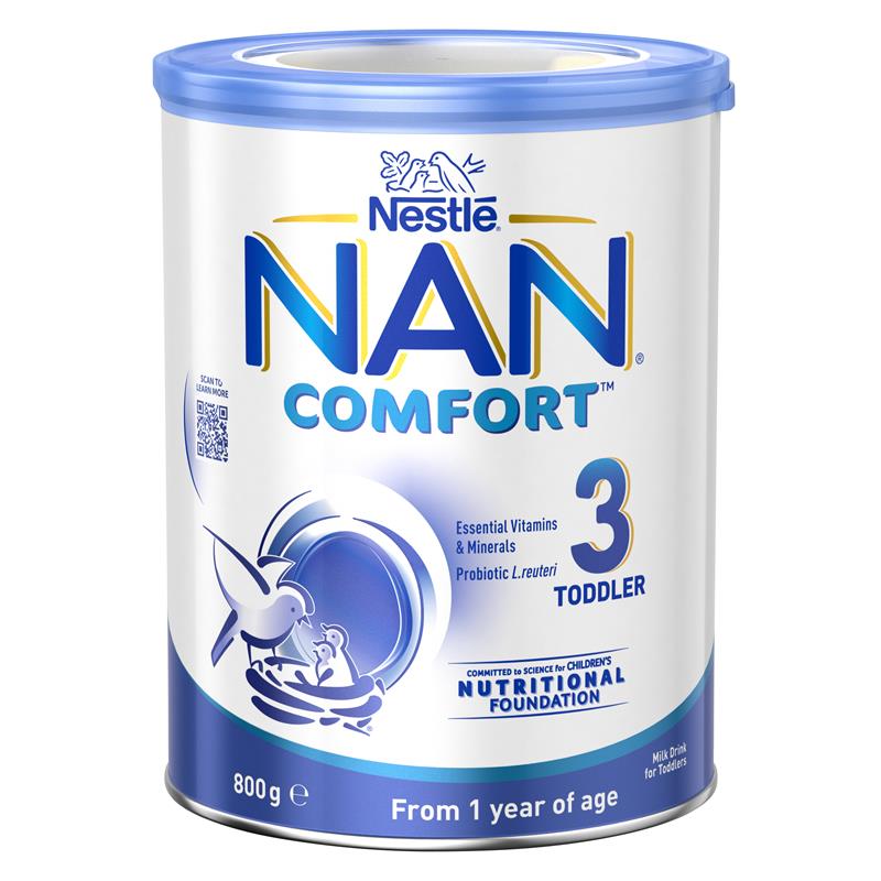 Load image into Gallery viewer, Nestle NAN COMFORT 3 Toddler Milk Drink Powder, From 1 year – 800g
