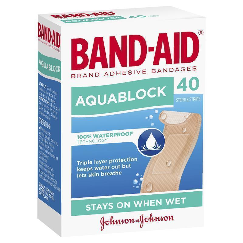 Load image into Gallery viewer, Band-Aid Aquablock Sterile Strips 40 Pack
