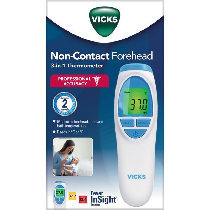 Load image into Gallery viewer, Vicks Non-Contact Forehead 3-In-1 Thermometer
