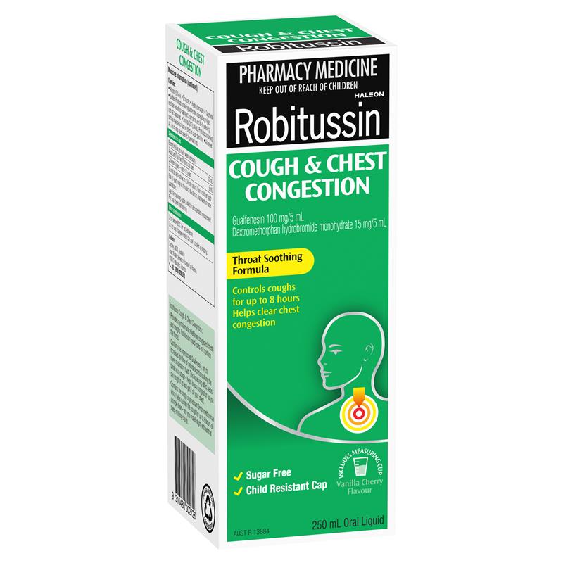 Load image into Gallery viewer, Robitussin Cough &amp; Chest Congestion 250ml Exclusive Size
