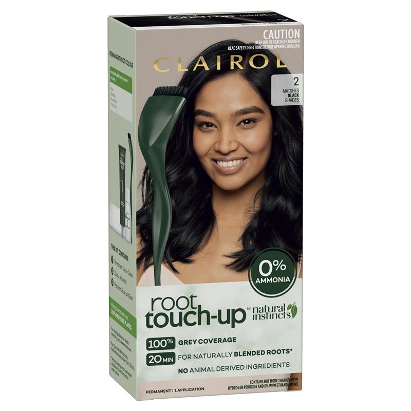 Load image into Gallery viewer, Clairol Root Touch Up Natural Instincts 2 Black Permanent Hair Colour
