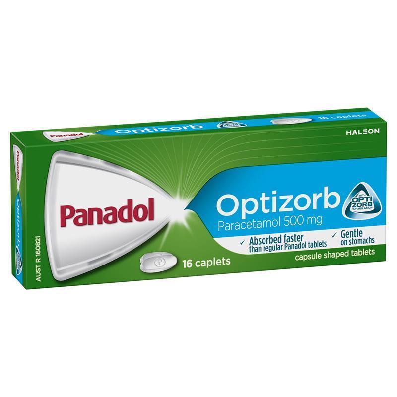 Load image into Gallery viewer, Panadol Optizorb Paracetamol Pain Relief 16 Caplets
