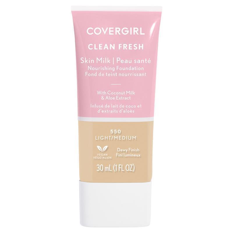 Load image into Gallery viewer, Covergirl Clean Fresh Skin Milk Foundation Light/Medium 550 30ml
