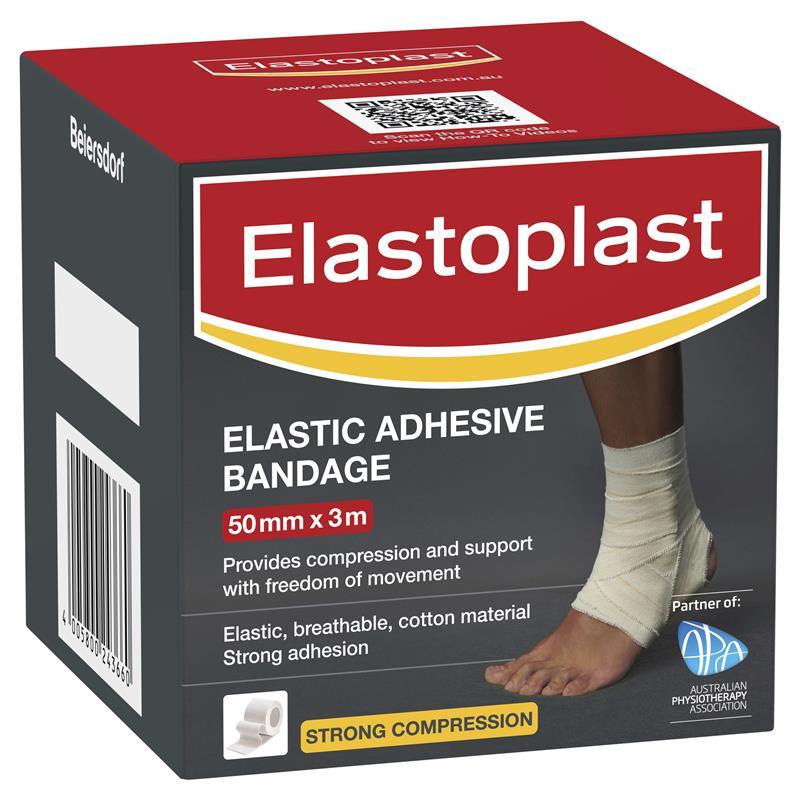 Load image into Gallery viewer, Elastoplast Sport Elastic Adhesive Bandage 50mmX3m Roll
