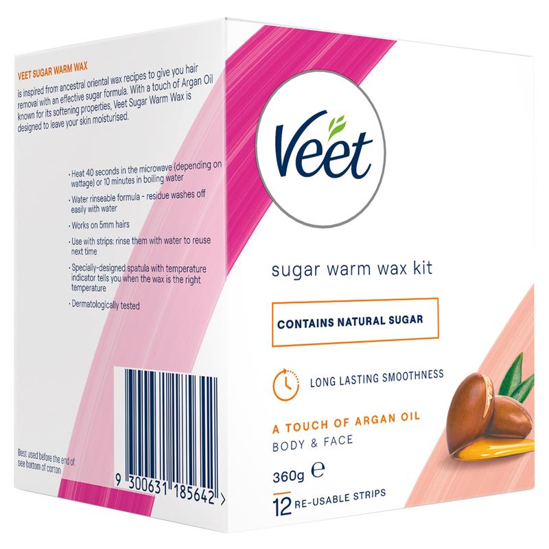 Load image into Gallery viewer, Veet Warm Wax Argan Oil 360g
