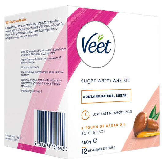 Veet Warm Wax Argan Oil 360g