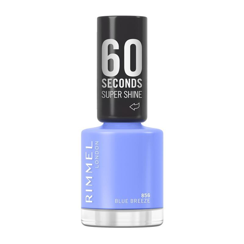 Load image into Gallery viewer, Rimmel 60 Seconds Nail Polish 856 Blue Breeze
